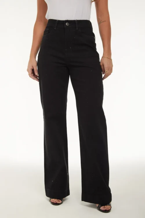 CALÇA FEMININA WIDE LEG HOTFIX VISCERAL