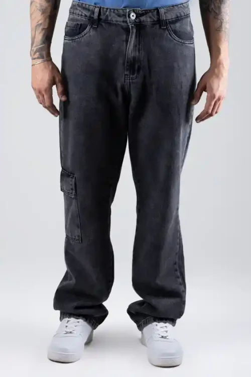 CALÇA MASCULINA RETA CARGO BOY