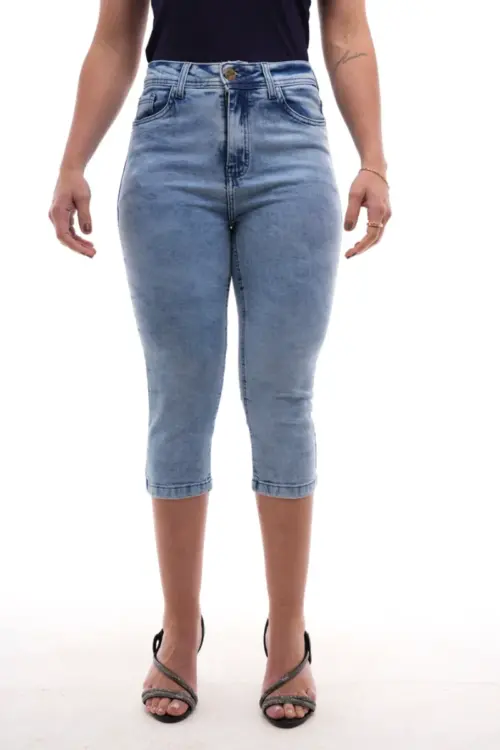Calça Feminina Mom Cropped Zat