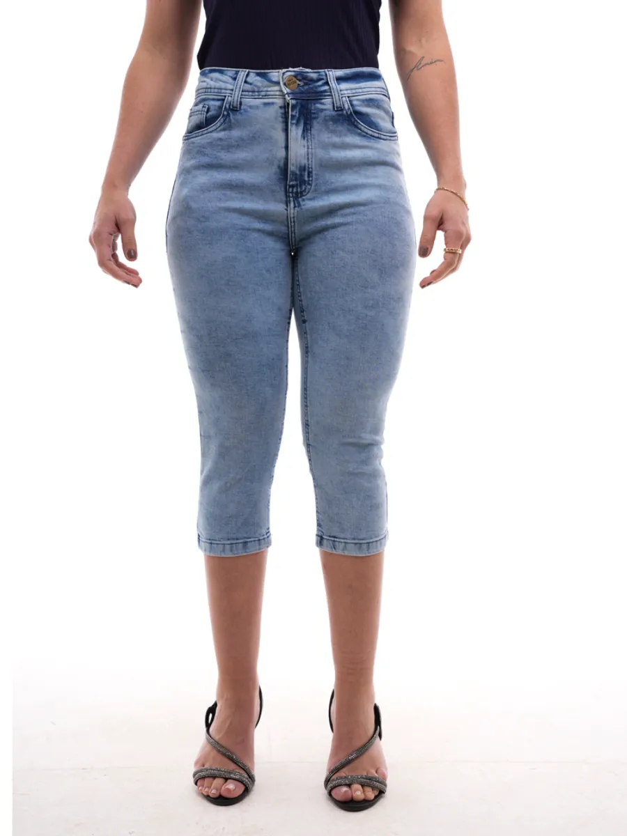 Calça Feminina Mom Cropped Zat