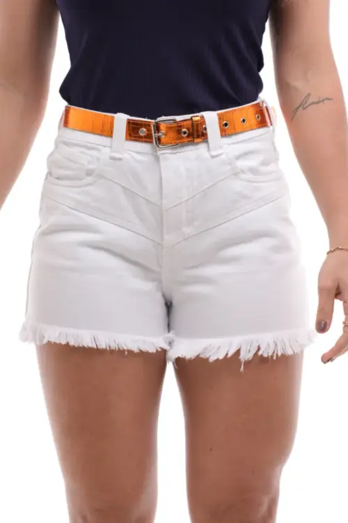 Shorts Feminina Branco Thamara