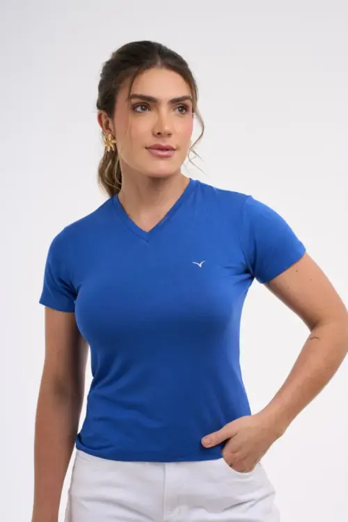 Camiseta Feminina Viscolycra Basic