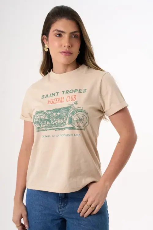 T Shirt Feminina Summer Garage